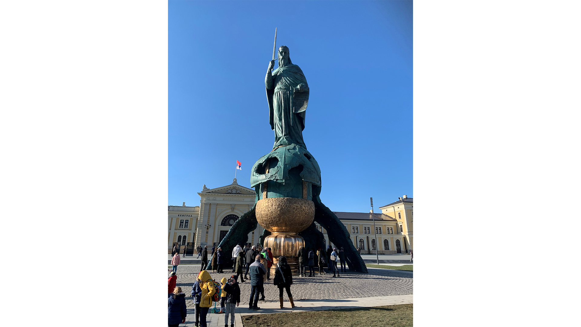 stefan nemanja monument belgrade